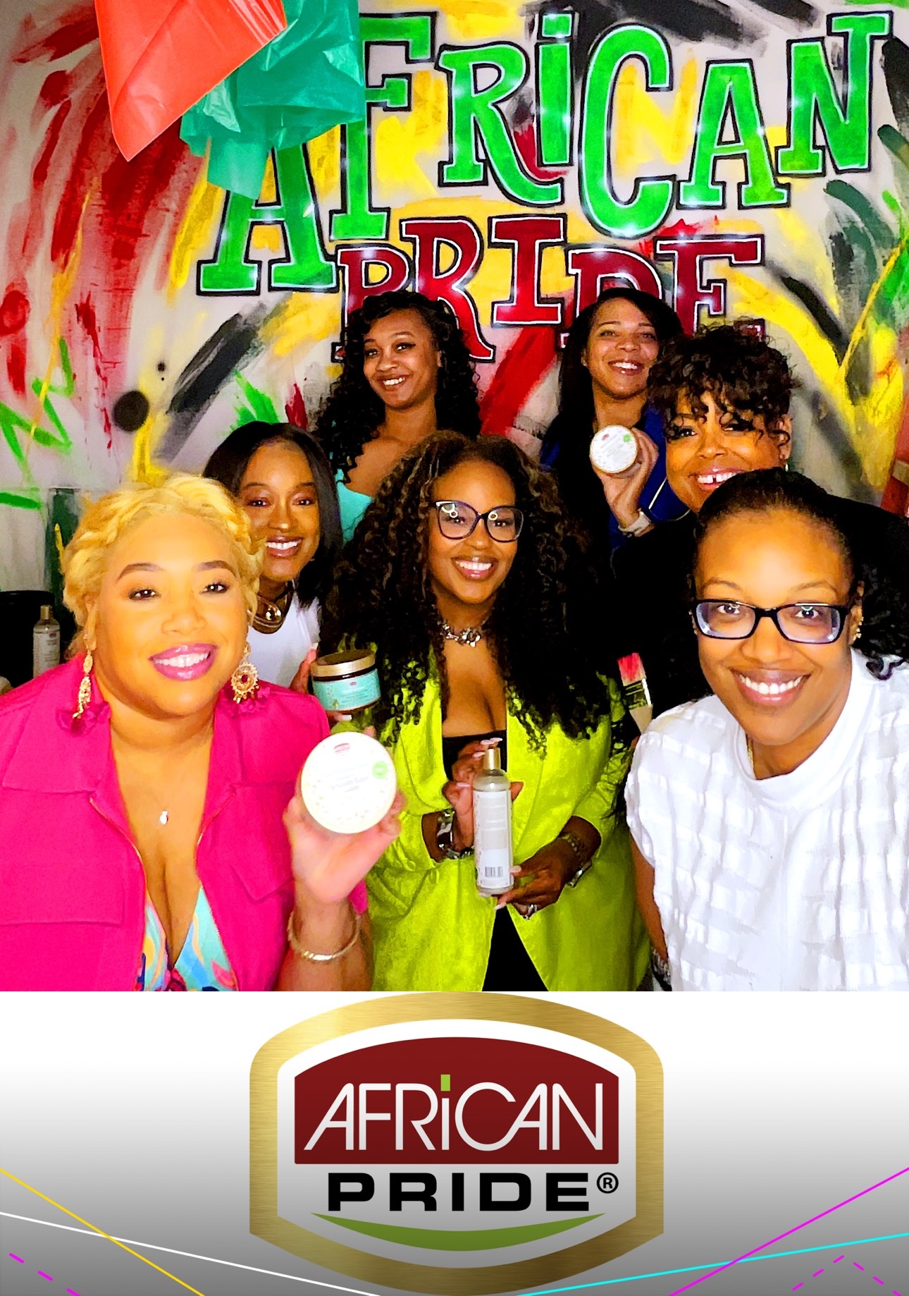 African Pride brand activation photo booth Atlanta